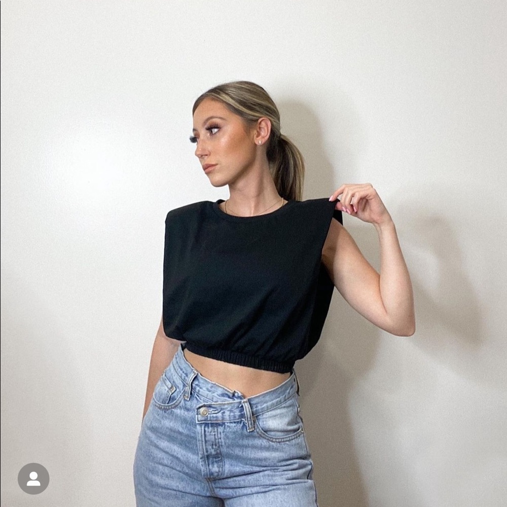 Black nasty gal top